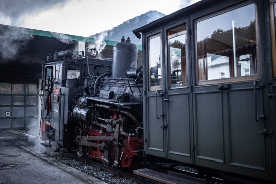 Vorbereitung für die Fahrt mit dem Nostalgie-Dampfzug, © NB/Frühmann