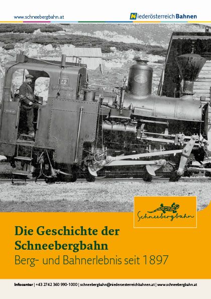 Broschüre Geschichte der Schneebergbahn