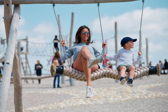 Spaß am Salamander-Spielplatz, © NB/Wegerbauer