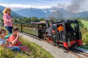 Der Nostalgie-Dampfzug auf dem Weg zum h&ouml;chstgelegenen Bahnhof &Ouml;sterreichs., &copy; NB/Zwickl