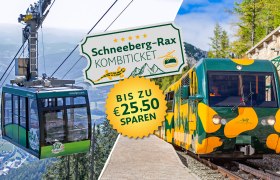 Schneeberg-Rax Kombiticket: Top of Wiener Alpen, &copy; NB/Zwickl/Rax-Seilbahn